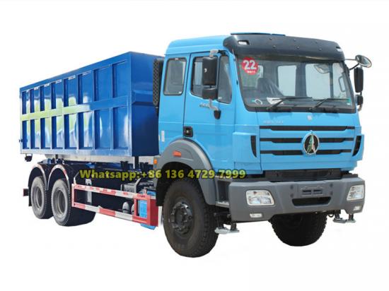 Beiben 10-wheeler hook loader garbage truck