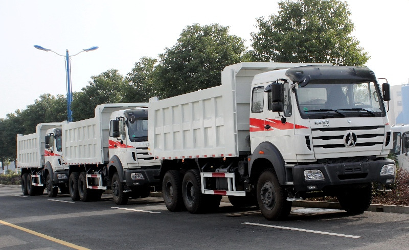 Congo customer purchase beiben 30 T dump truck