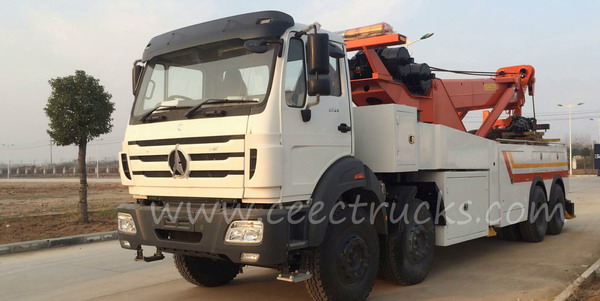 Beiben 50 T wrecker truck for exporting to Tanzania country