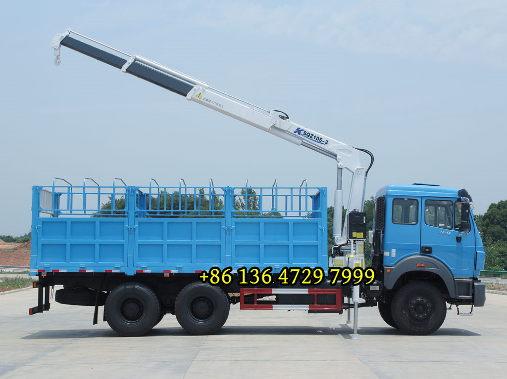 beiben truck mounted crane