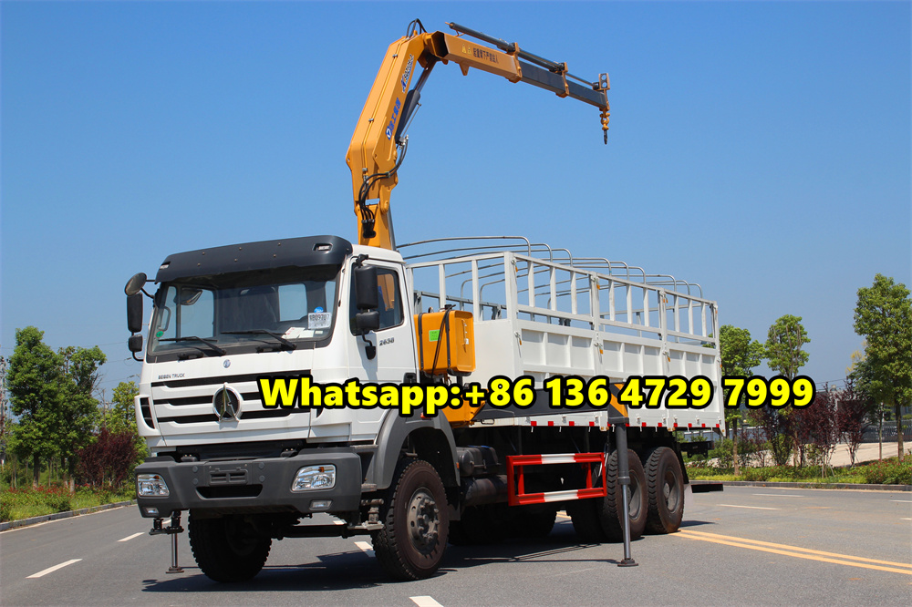 Beiben 2638 cargo crane truck