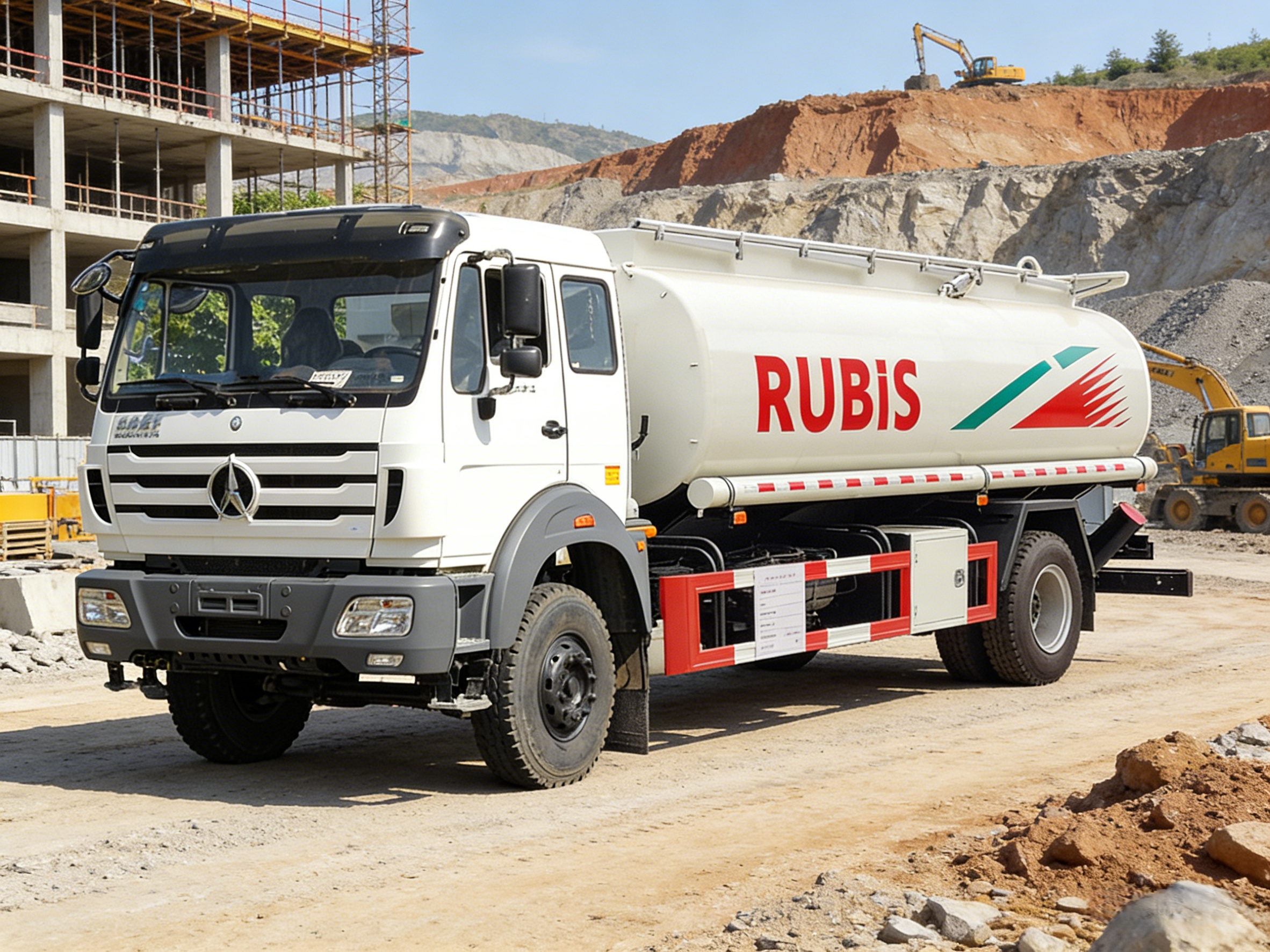 beiben fuel tanker trucks working site beiben fuel tanker trucks working site