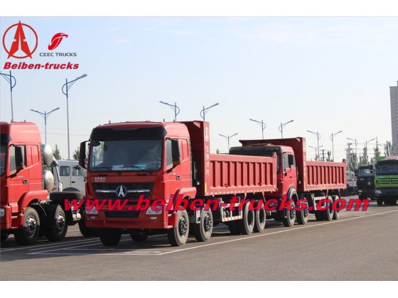 High Quality Made in China Powerful Beiben V3 8X4 tipper for sale With Low Price