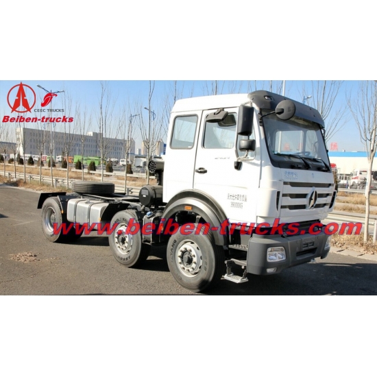 High Quality BEIBEN North Benz V3 2530 LNG 6x2 300hp heavy trailer truck tractor head prime mover camion hot sale in Africa low price