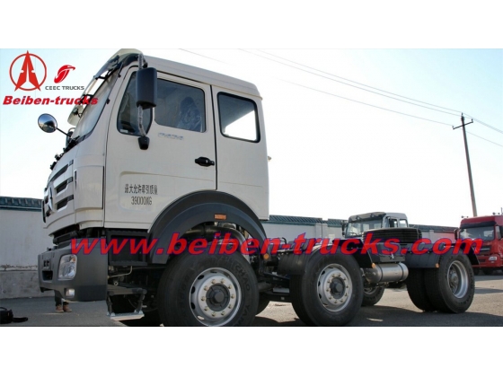 BEIBEN North Benz V3 2530 LNG 6x2 300hp heavy trailer truck tractor head prime mover camion hot sale in Africa low price