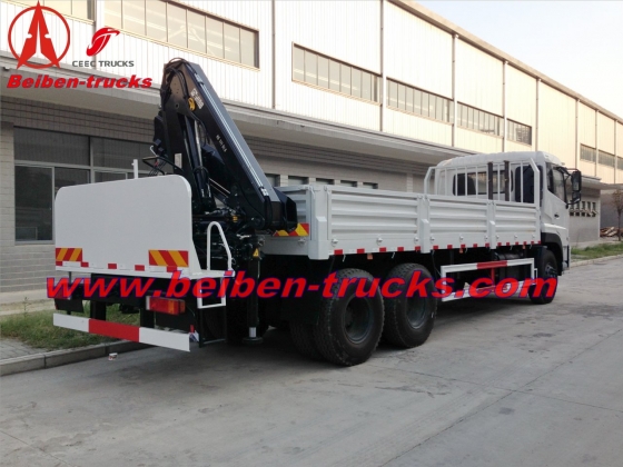 best price for 6.3 ton Beiben V3 truck mounted crane