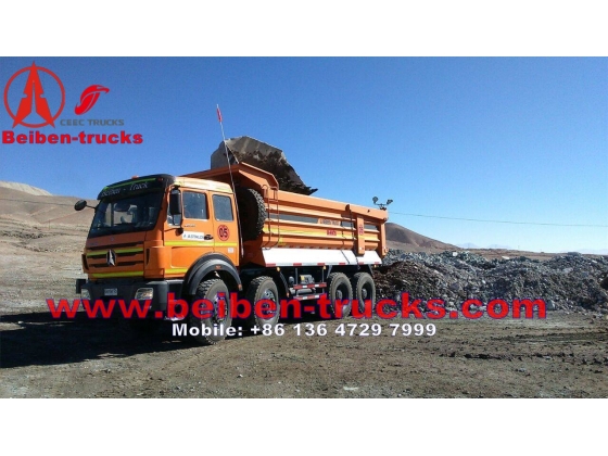 used beiben 8*4 drive heavy dump truck in best price