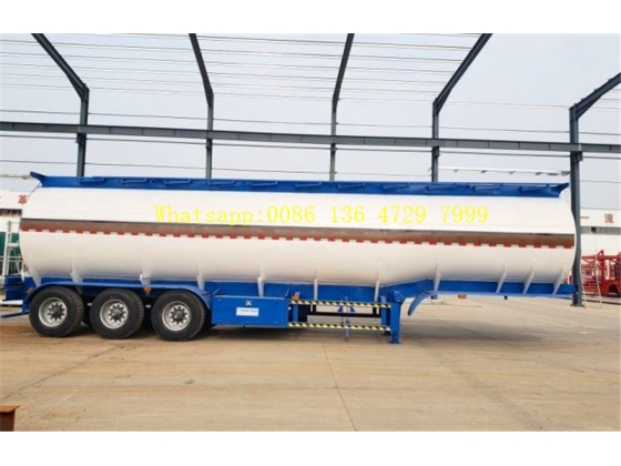 Professional 45000 Liters Fuel Tanker Semi Trailer With 5 Compartments