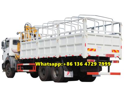 Beiben 2638 truck mounted 10 T crane