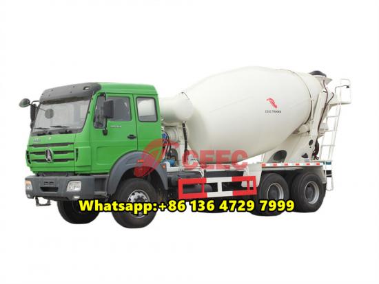 Beiben 10 wheeler mixer truck for sale