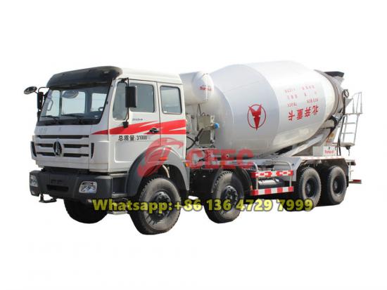 Beiben 8×4 concrete mixer for sale