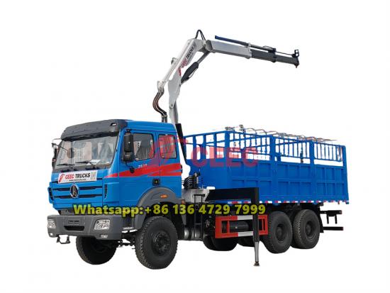 Beiben 2638 truck mounted crane