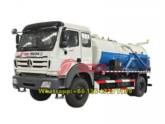 Beiben 1929 sewage pump truck