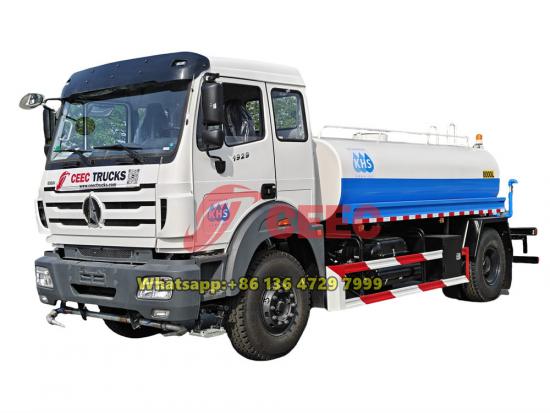 Beiben 4×2 water tanker truck
