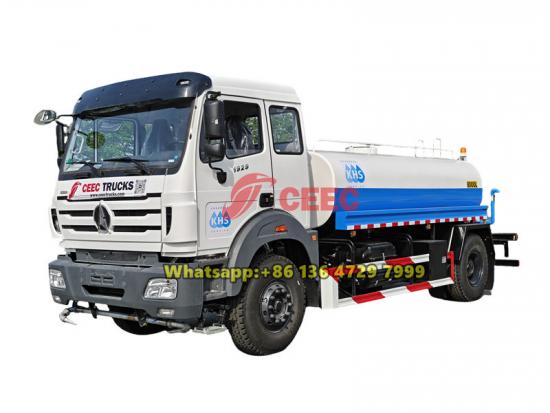 Beiben 4×2 water bowser truck
