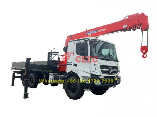 Beiben V3 telescopic boom cane truck