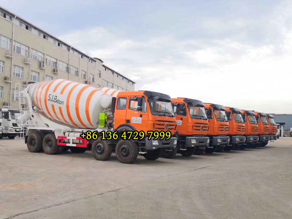 Ivory Coast Beiben Transit Mixer truck Delivery