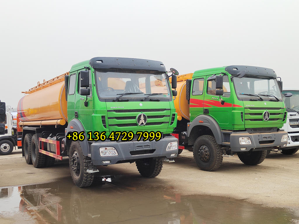 Beiben 6x6 fuel tanker truck enter into Congo market