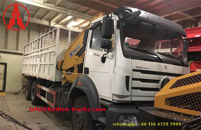 Beiben 2638 crane truck shipped board , for congo customer