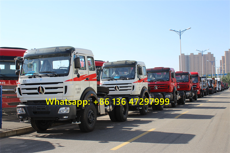 Congo customer import great quantity beiben 2642 tractor truck