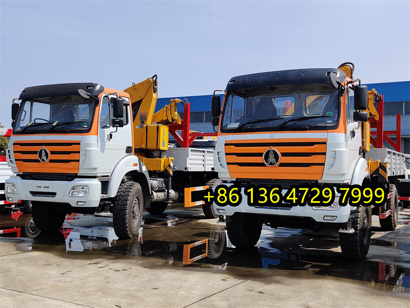 Uganda beiben 4x4 crane truck